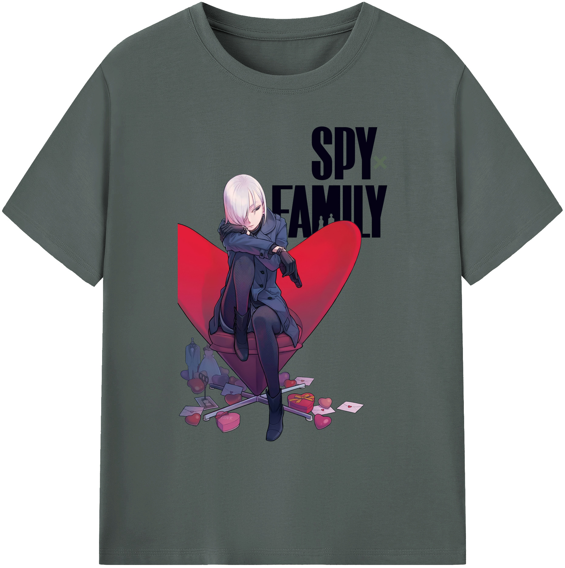 （画像用） SPY×FAMILY间谍家家酒 綿100％ メンズ半袖Tシャツ｜肌触りやわらか＆通気性